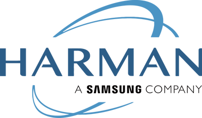 A logo of HARMAN-Samsung