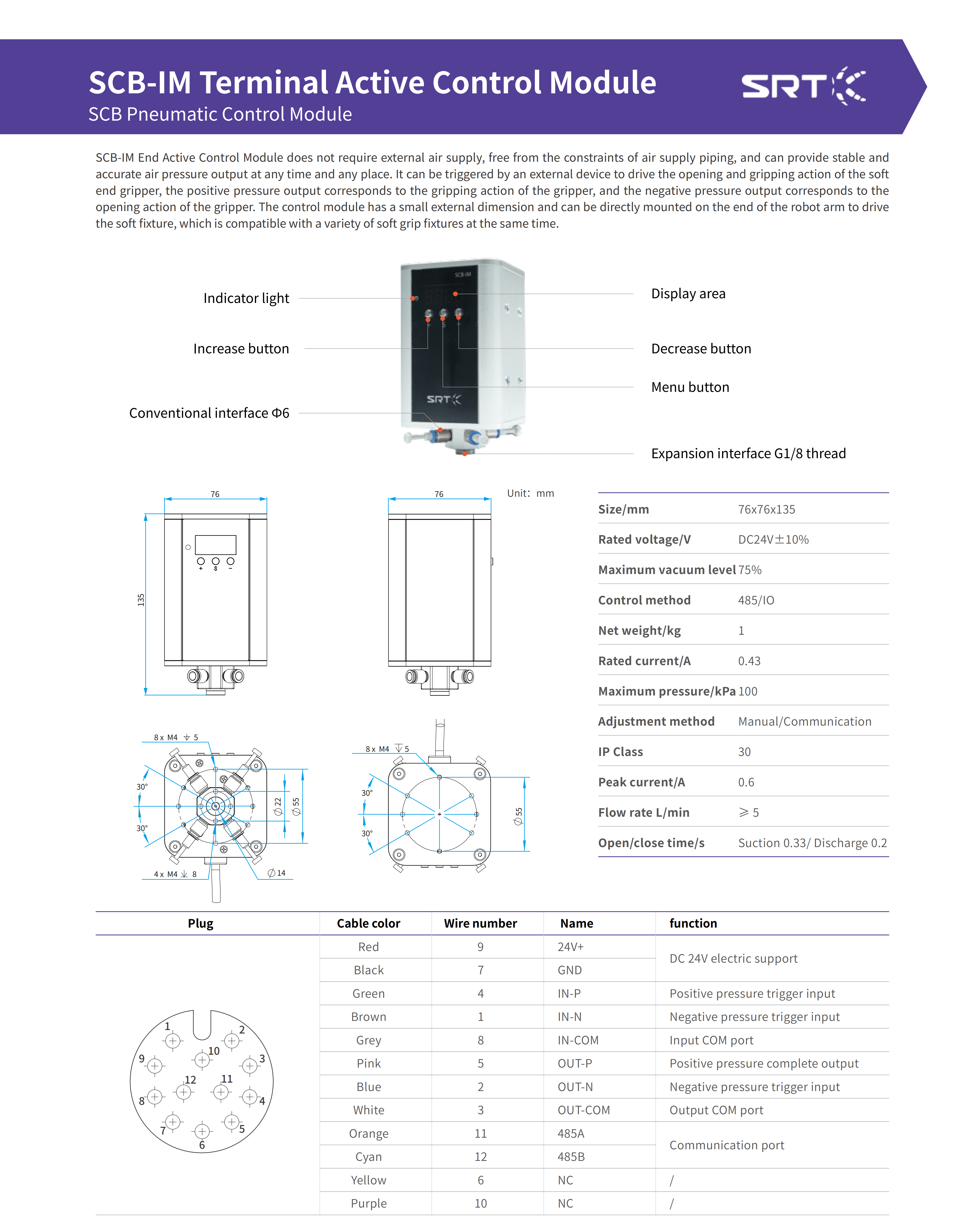 A data sheet of SRT SCB-IM_Terminal_Active_Control_Module_01